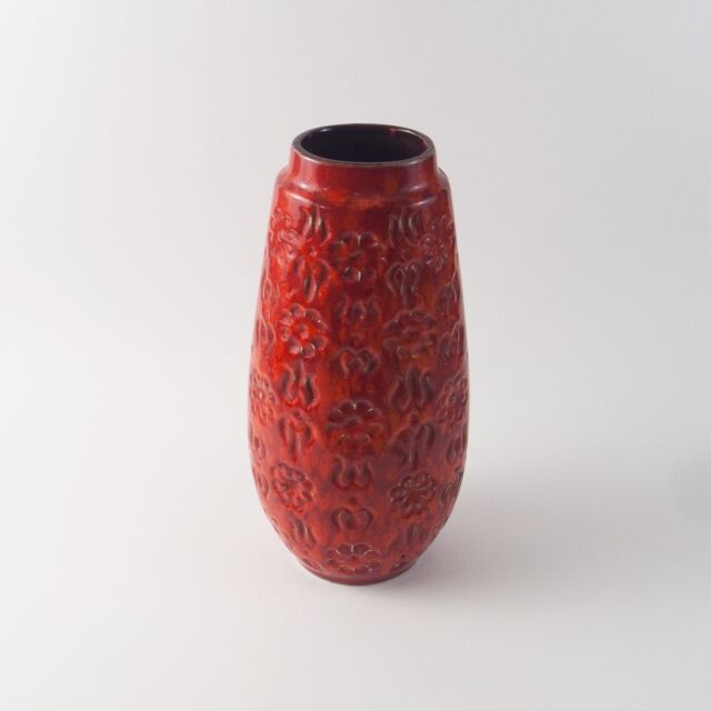 Red vase Scheurich 265-30