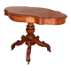 Large walnut guéridon with a sculpted base.