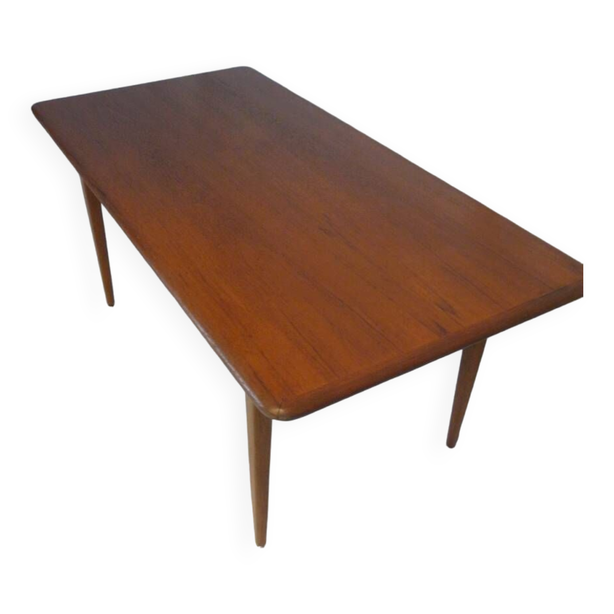 Teak stained oak living room table