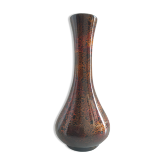 Vase Vietnam en laque brune