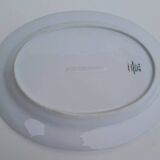 Plat ovale en porcelaine de Limoges Bernardaud modèle Pékin