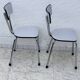 Set of 2 Formica chairs