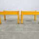 Set of Three Mid-Century Wooden Plant Stands, Czechoslovakia 1970s