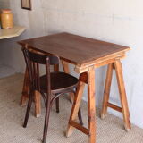 Working table on convent trestles