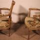 Pair of Louis XVI-style cabriolet armchairs – 18th century