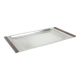 Plateau en acier inoxydable, design danois, années 1970, fabriqué au Danemark