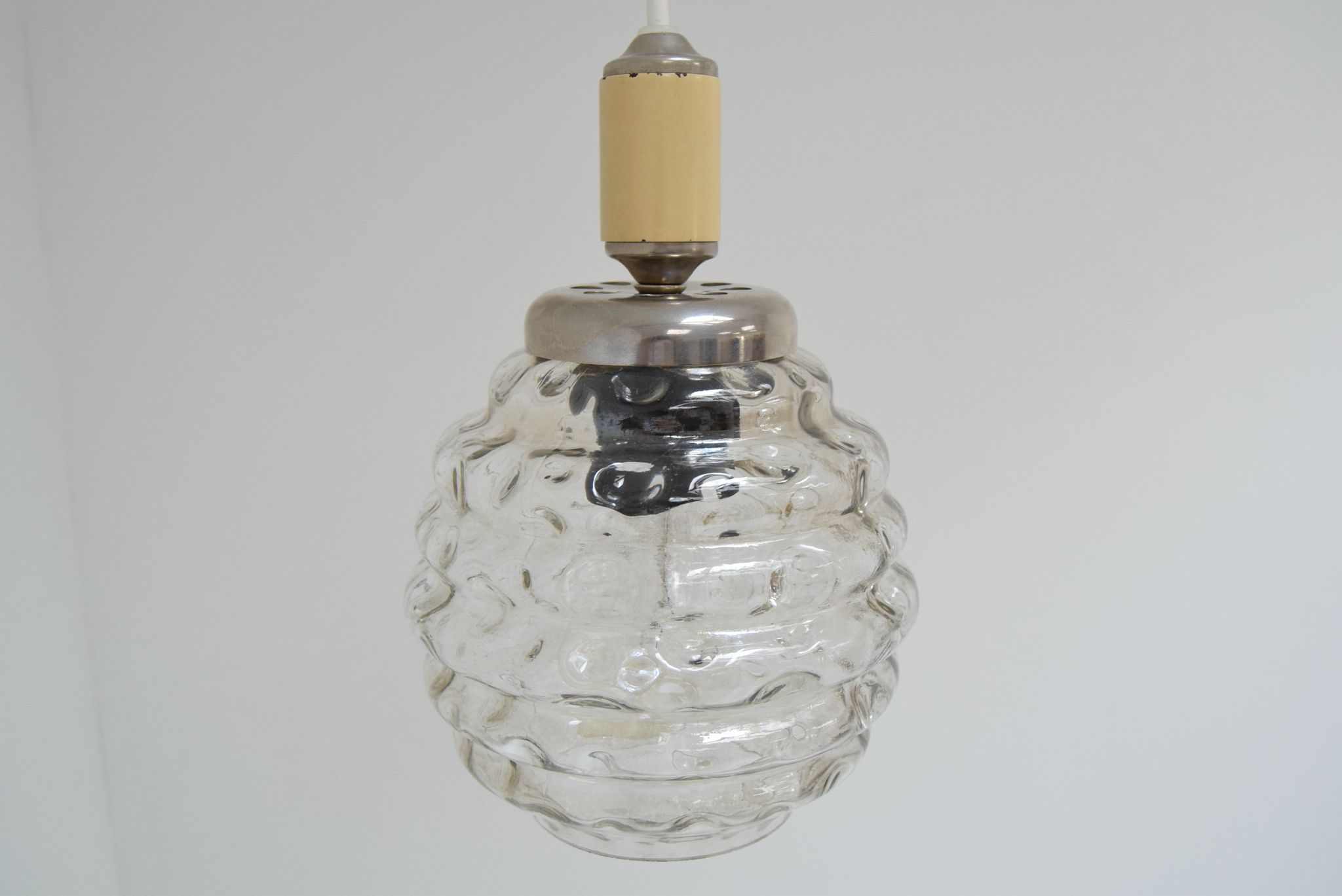 Pendentif en verre du milieu du siècle, années 1960.