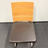 Ensemble exclusif de table à manger comprenant 6 chaises cantilever