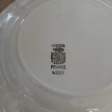 6 assiettes plates anciennes Digoin et Sarreguemines