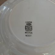 6 old Digoin and Sarreguemines dinner plates