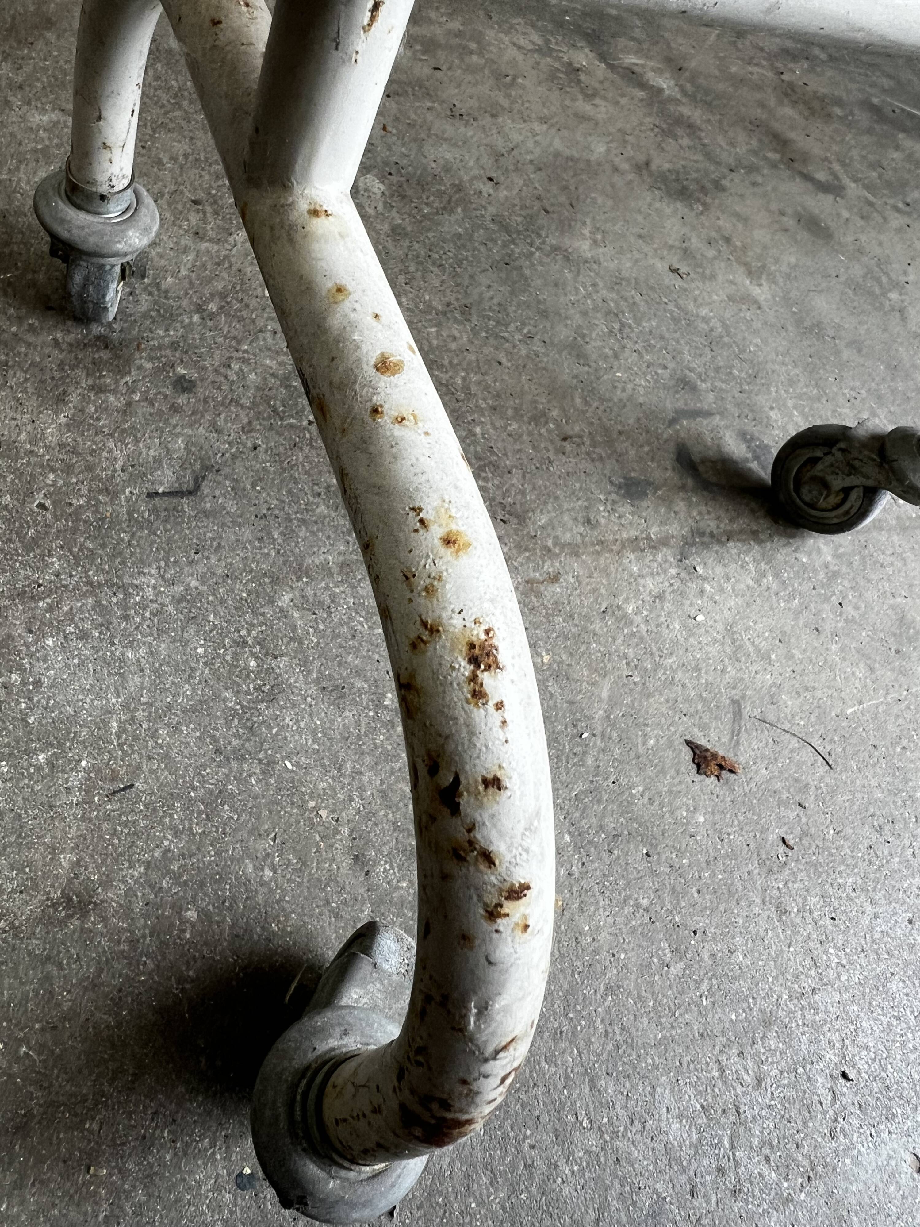 Vintage metal room divider/screen 3 empty