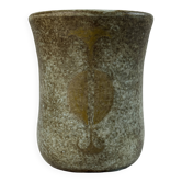 Vase en céramique par les 2 potiers, France, circa 1950