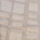 Handmade white Berber rug in natural wool, size 140 x 260 cm