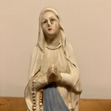 Statue of Our Lady of Lourdes in porcelain