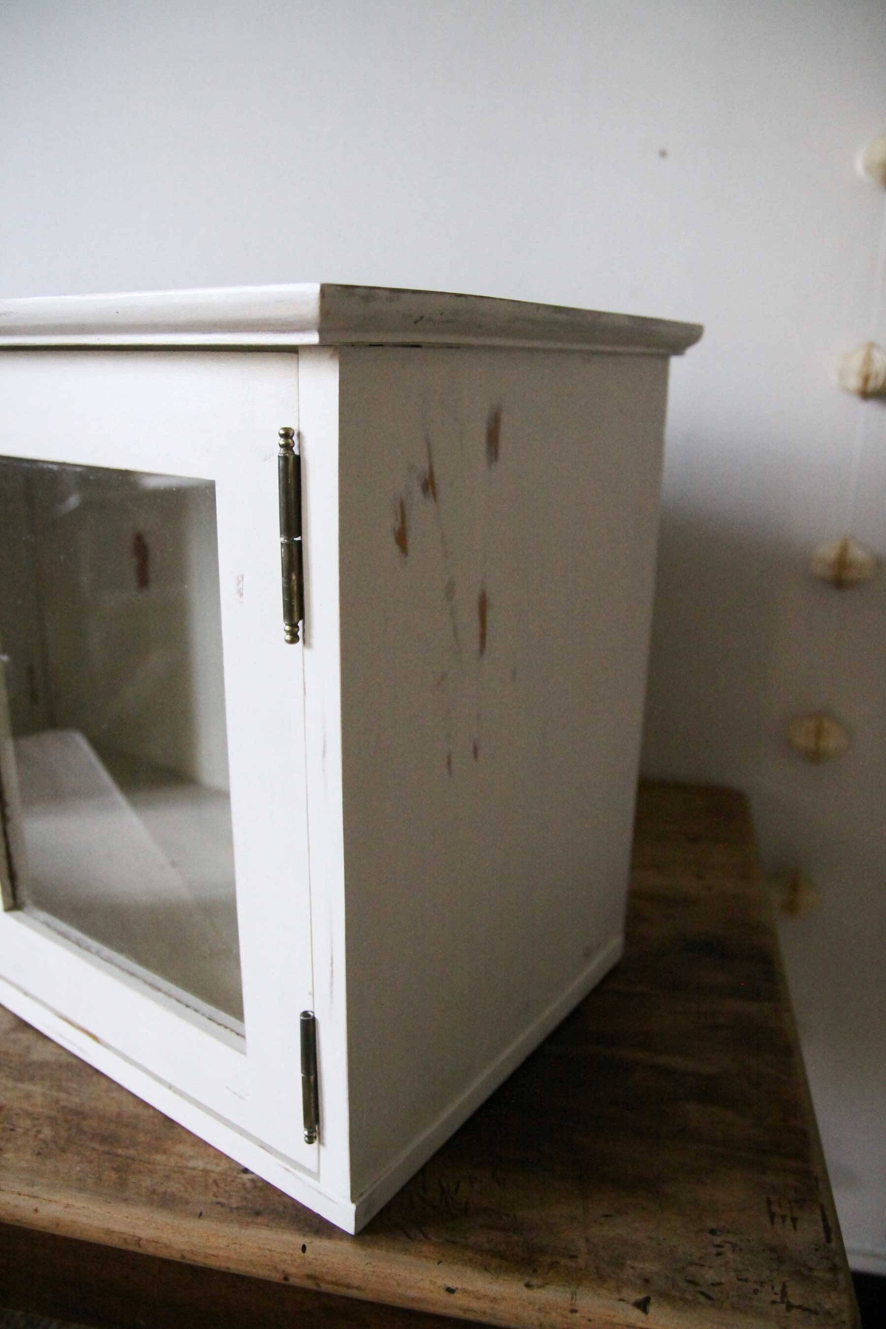 Small patinated window