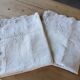 Antique flat sheet and 2 pillowcases set