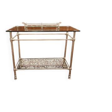 Eichholtz Regency Sidetable table pewter glas