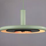Lampe à suspension Amazing Fog & Morup 50 cm Large - modèle Optima vert menthe - conçue par Hans Due pour Fo