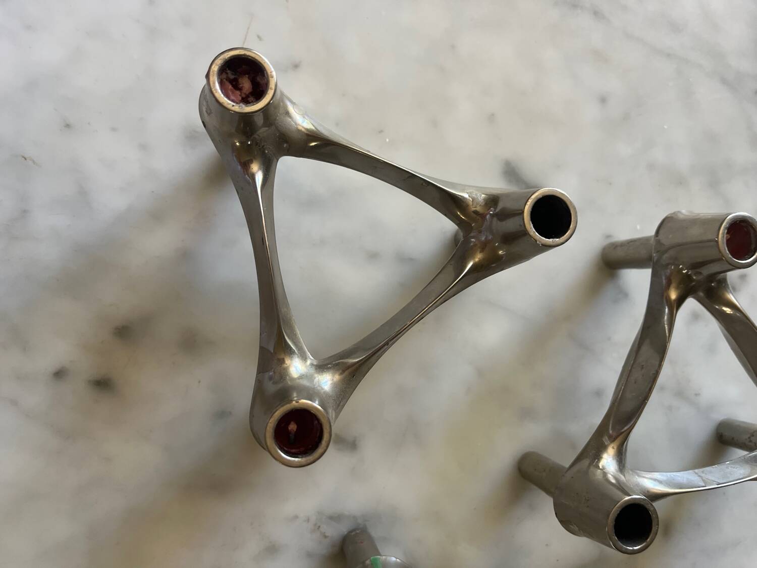 Set of 3 vintage Nagel candlesticks