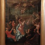 Antique painting - oil on canvas - Assumption of the Virgin, 18th century