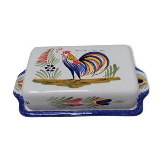 Quimper ceramic butter