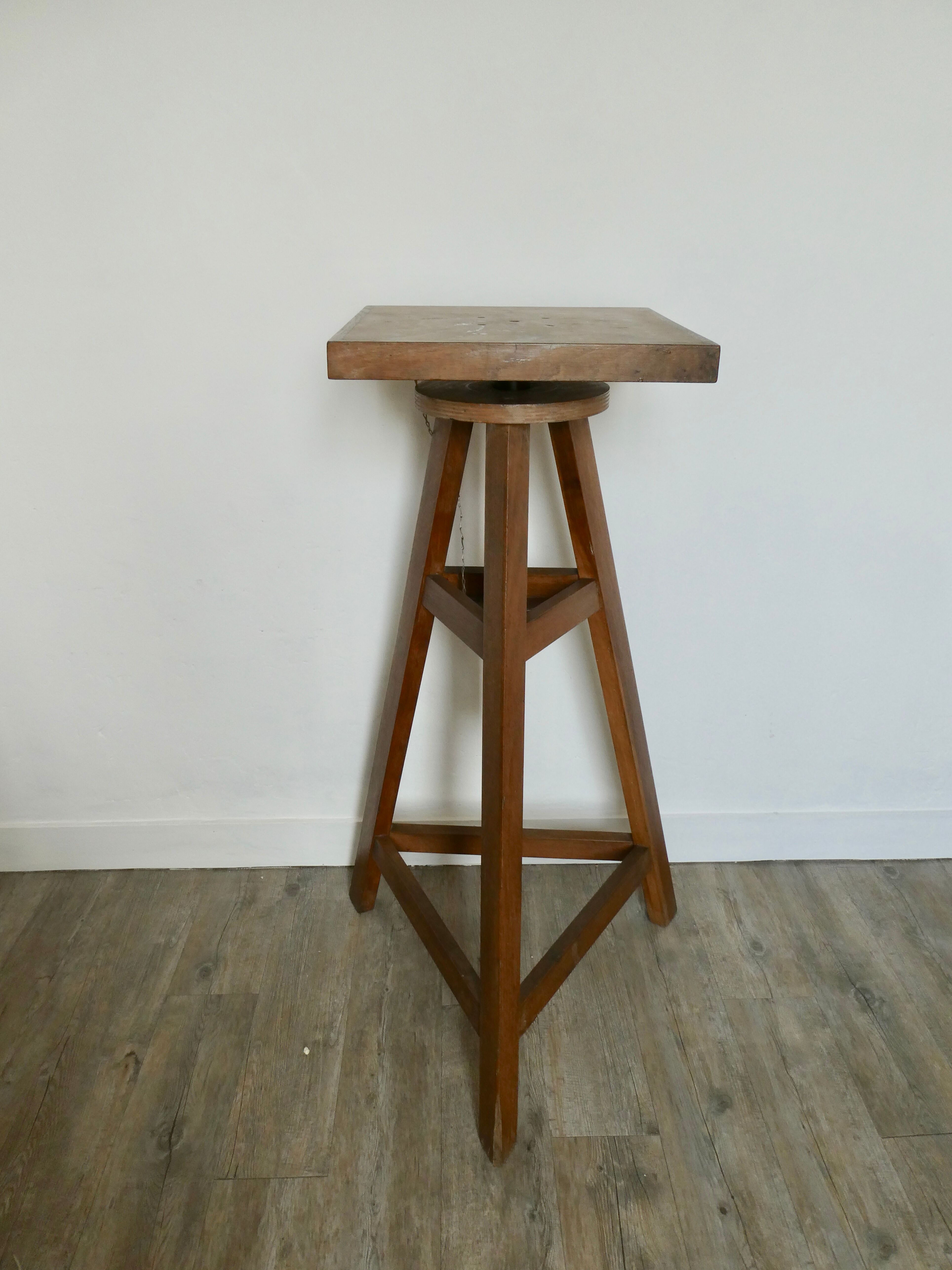 Oak sculptor's saddle, 1950s