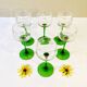 Ensemble de 6 verre à vin alsaciens