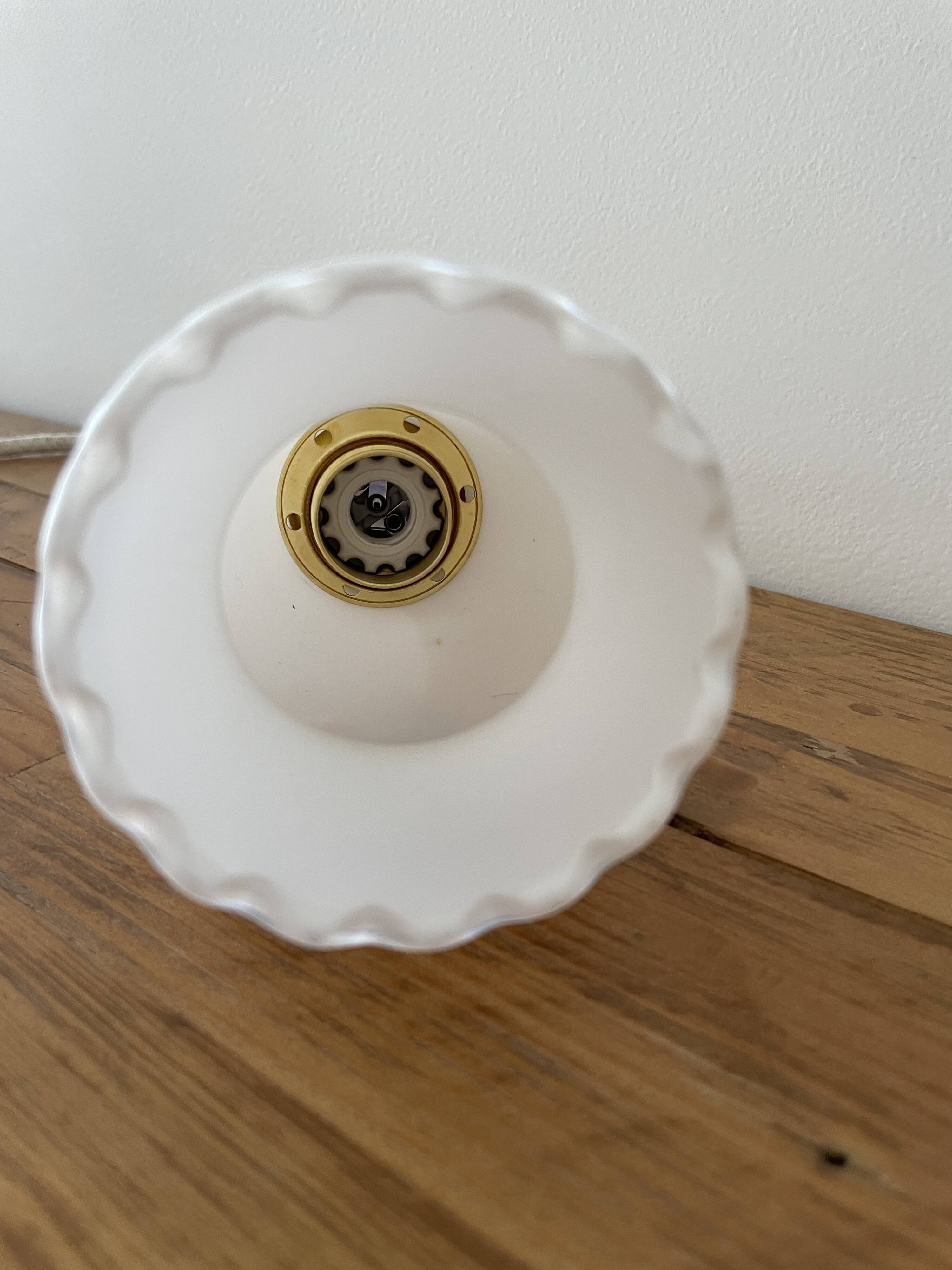 Vintage opaline lamp
