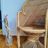 Fauteuil Emmanuelle en osier