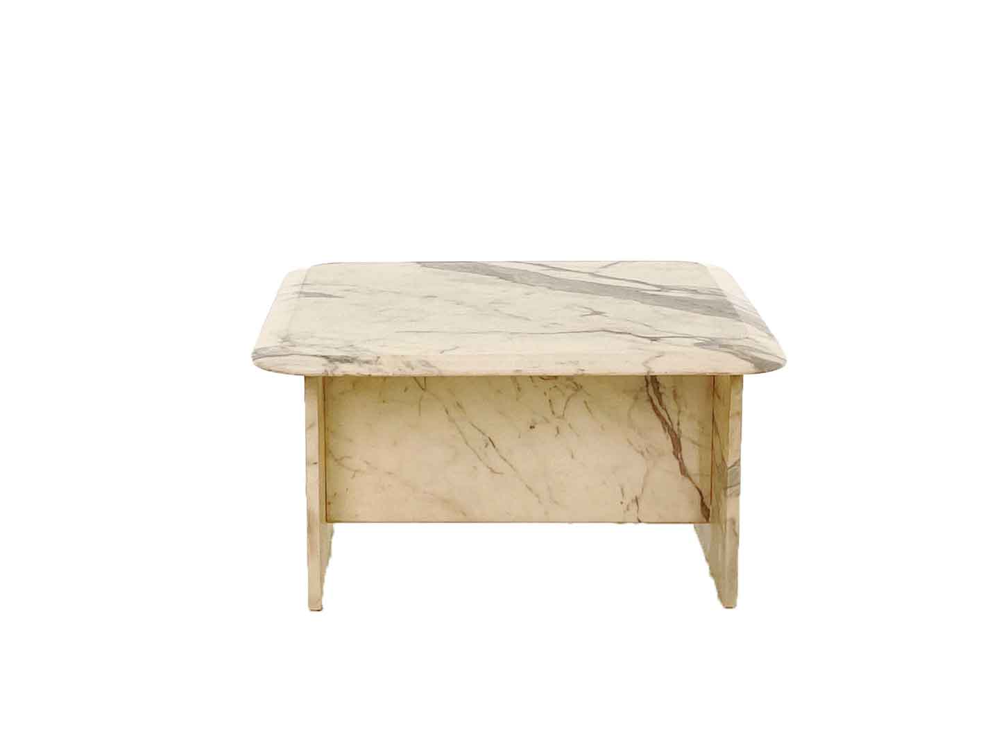 Vintage marble coffee table, 1980s