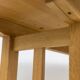 Guillerme et Chambron. Natural oak table. 1970s.