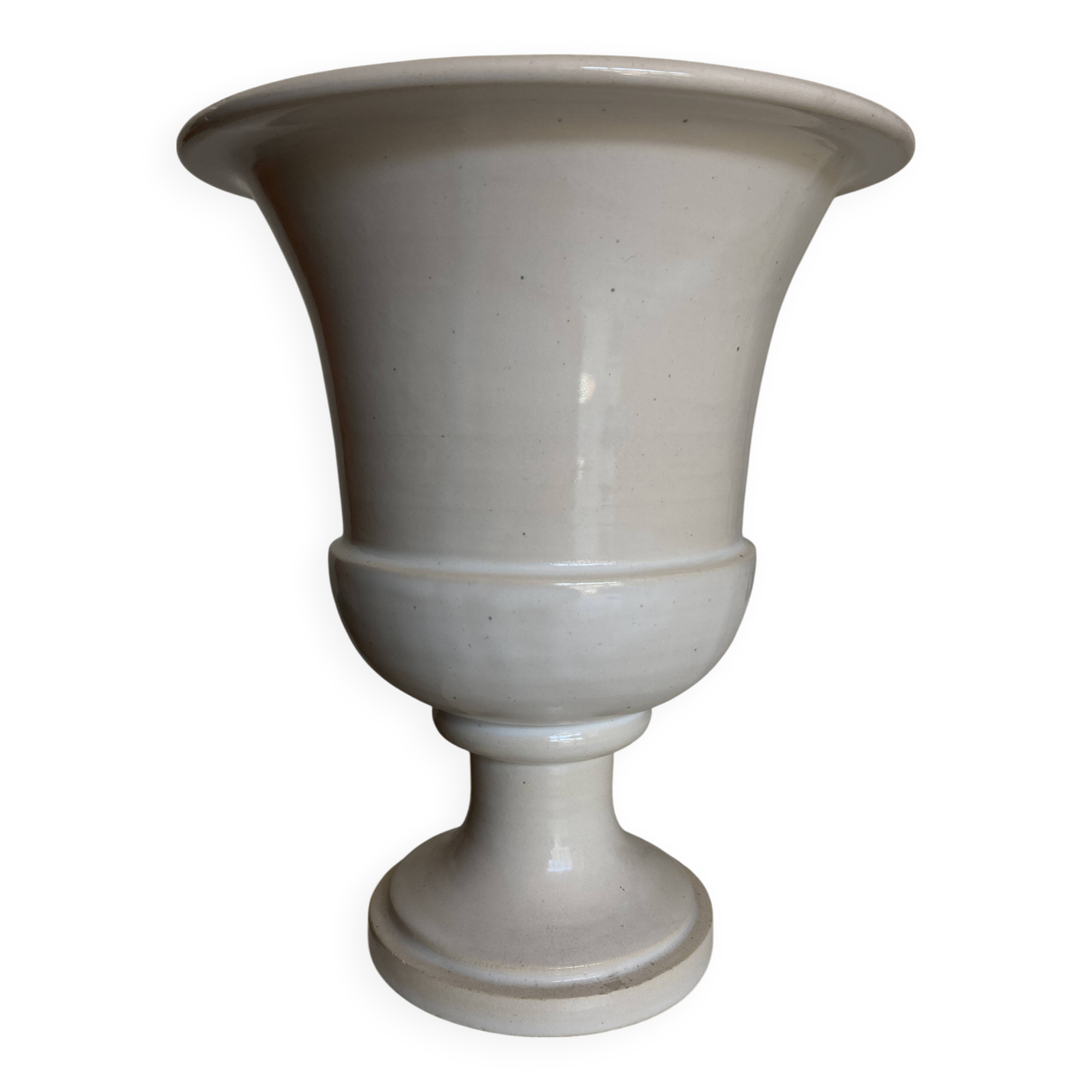 Medicis Jean Roger vase in white earth