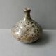 enamelled and scarified stoneware vase from the 80s