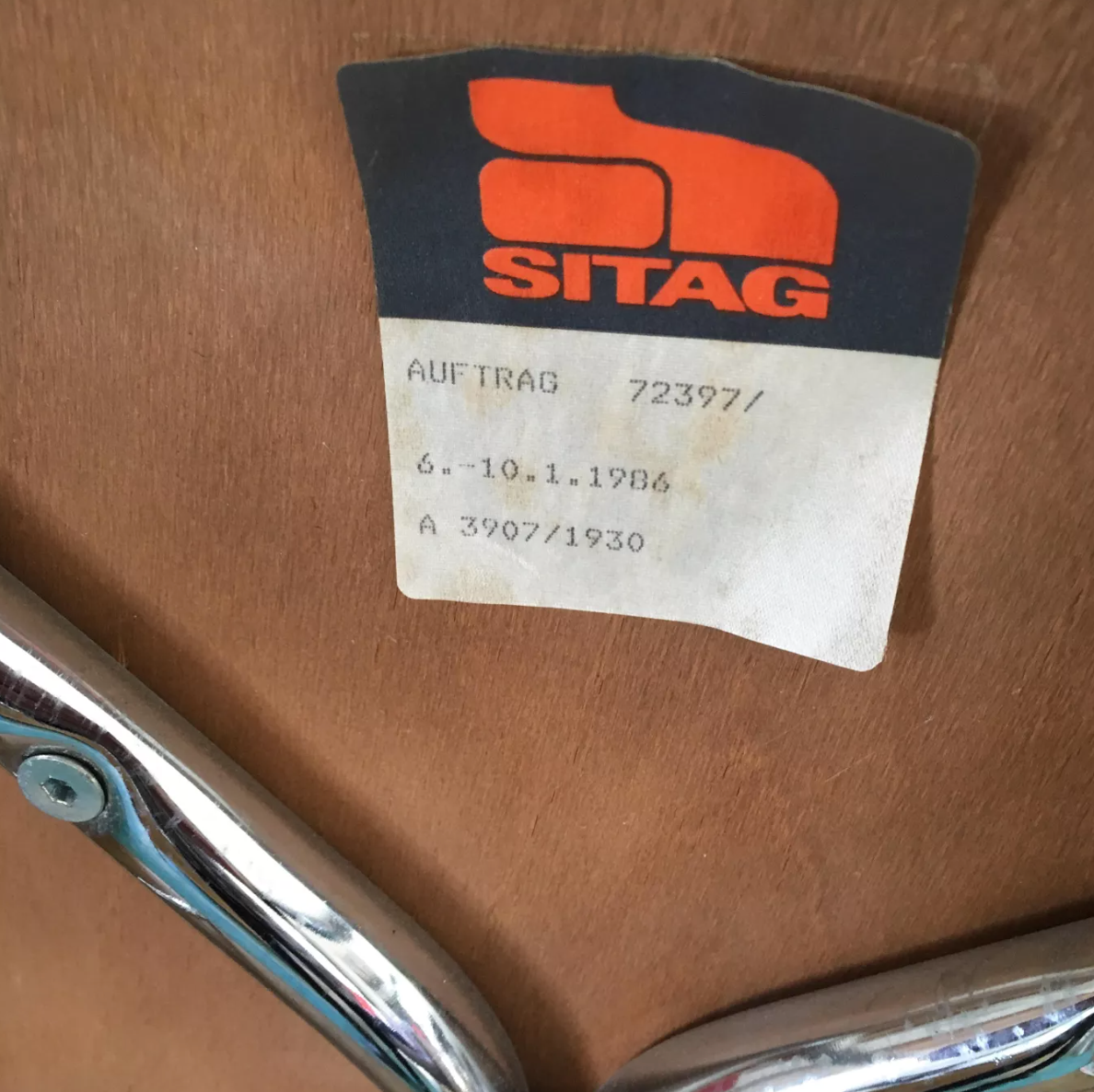 Pair of 80s Chairs Sitag