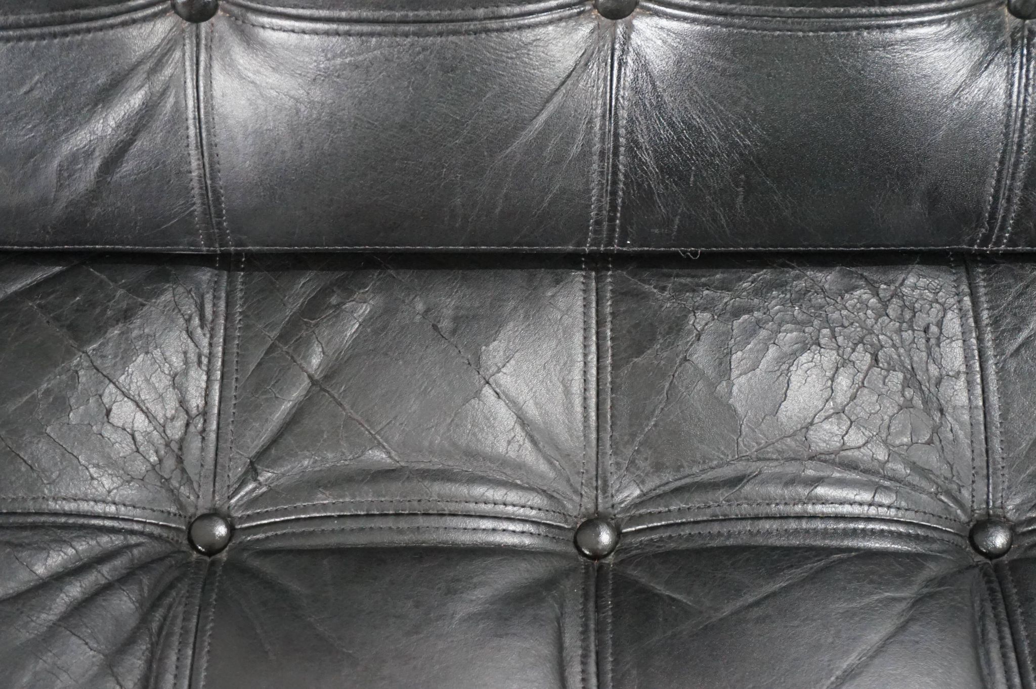 France & Son Set of 3 Modular Leather Armchairs by O. Gjerløv-Knudsen/T. Li