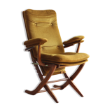 Folding recliner armchair