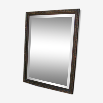 Miroir ancien biseauté 55x74cm