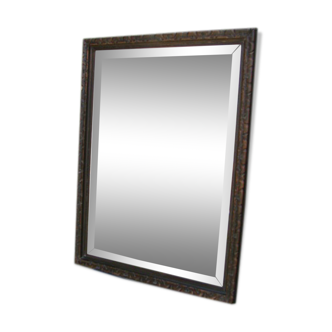 Old bevelled mirror 55x74cm