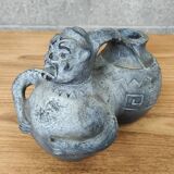 Vase ceramique zoomorphe Partenon Espagne