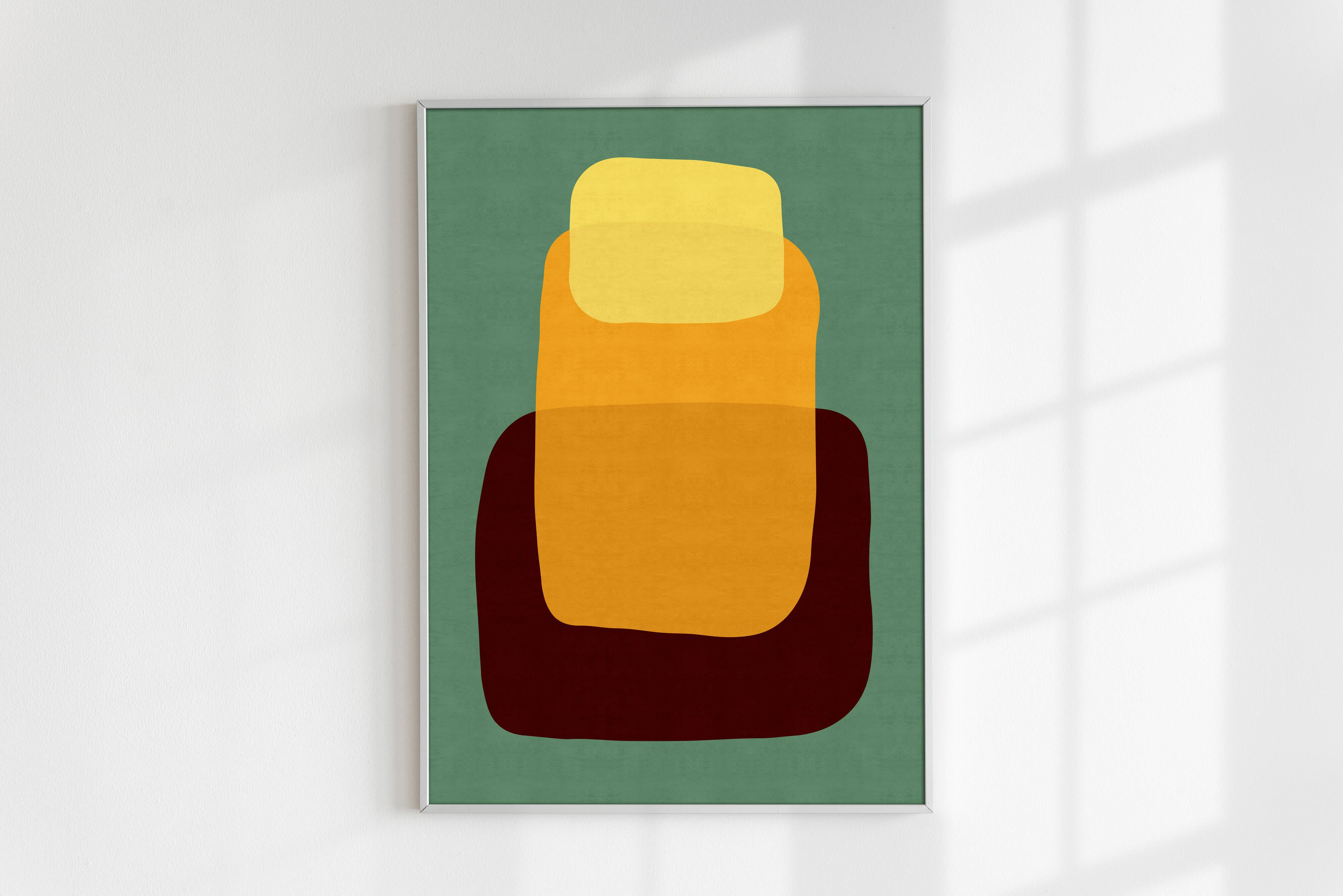 Abstract art print. (50x70cm).