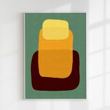 Abstract art print. (50x70cm).