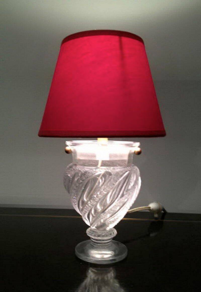 Small glass lamp