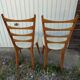 Lot de 2 chaises Gaston poisson vintage