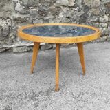 Coffee table vintage compass feet