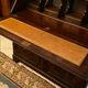 English Scriban two body secretary office showcase library in mahogany