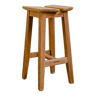 High Wooden Stool