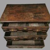 Rare oak chest of drawers | louis xiii / jacobean style | 17th century