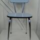 Chaise de cuisine en formica, vintage