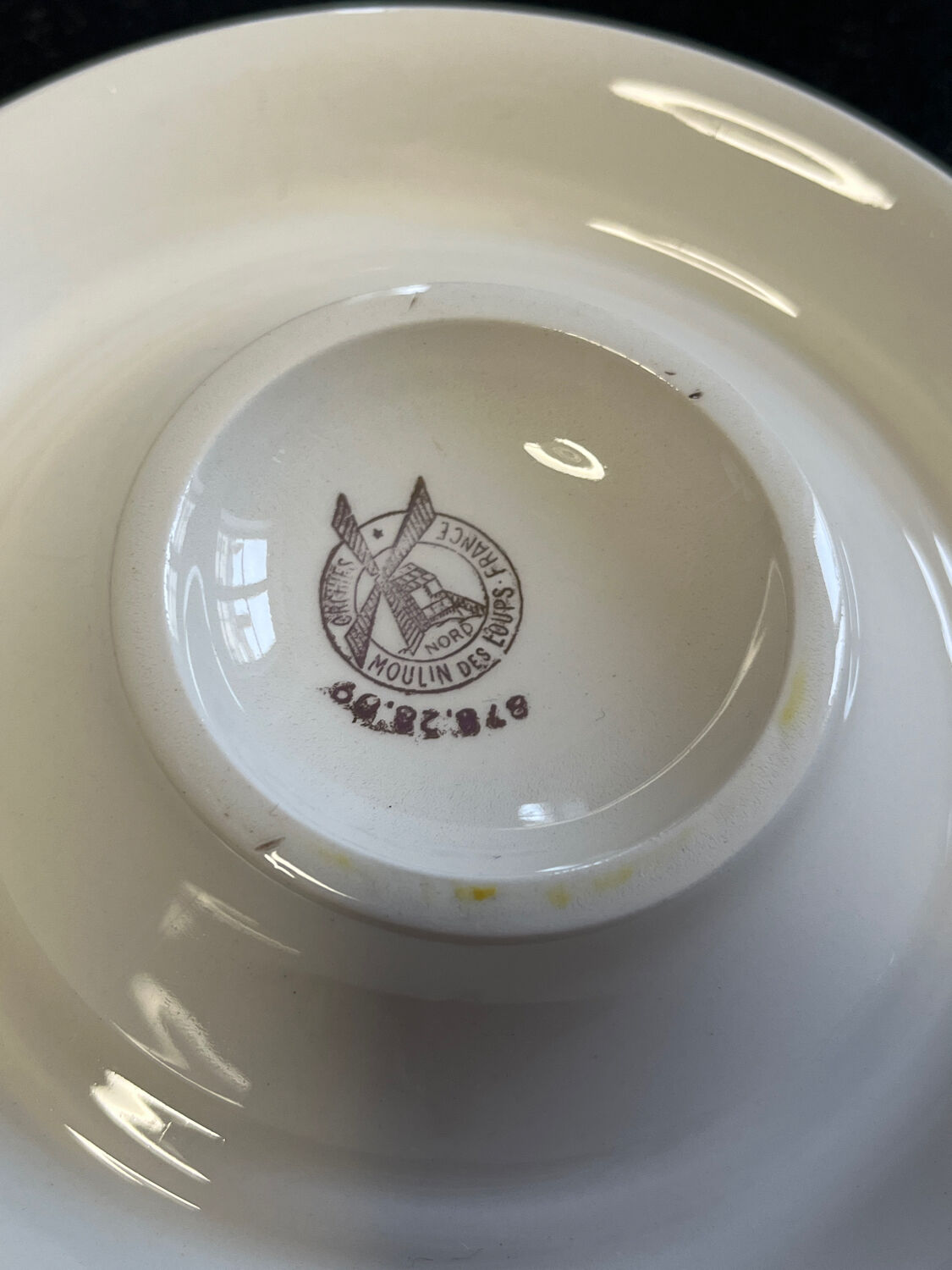 Ashtray Fruity porcelain