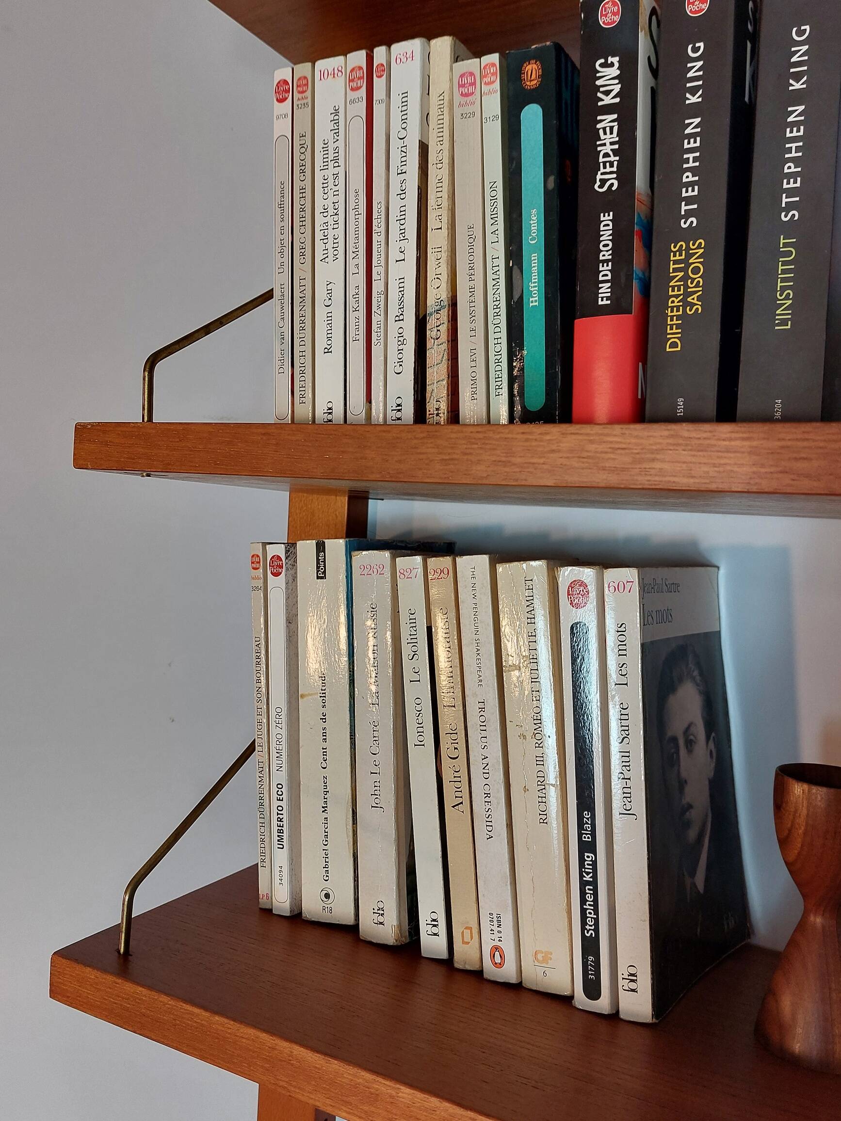 Rival Scandinavian shelves & wall secretary by Kjell Riise, 1960s